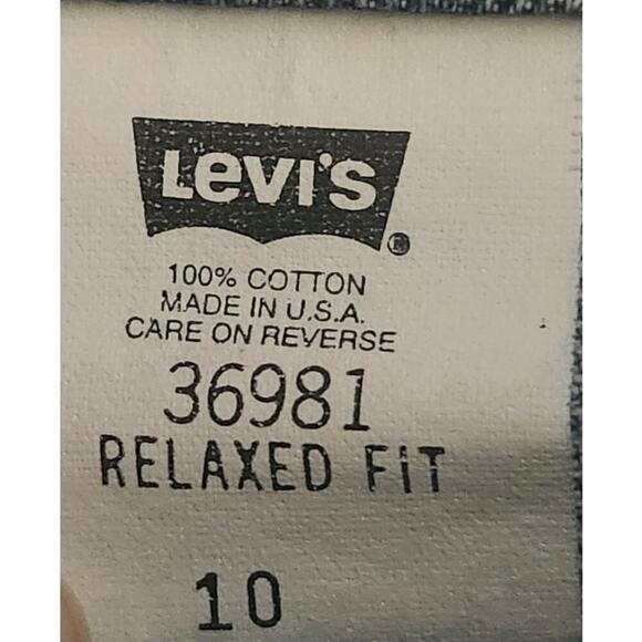 Levi Strauss & Co. Shorts Women's Sz 10 36981 Relaxed Fit Orange Tab 1996 VTG - Picture 5 of 6